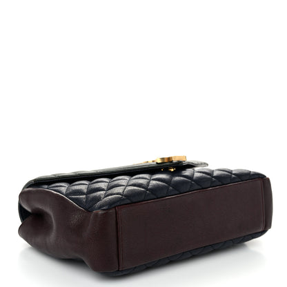 Saint Laurent Sheepskin Tri-Color Tri-Quilt Monogram Medium College Bag 4 of 14