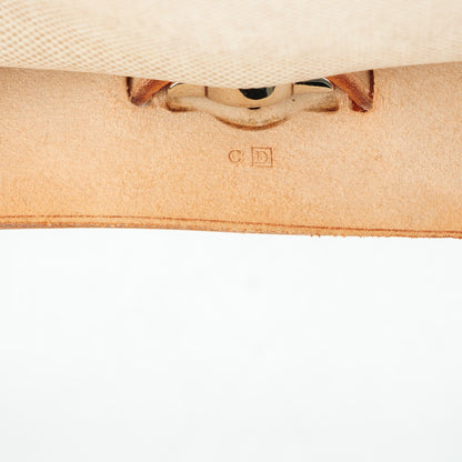 Hermes Toile Vache Calfskin Herbag 30 PM Backpack Natural 2 of 11