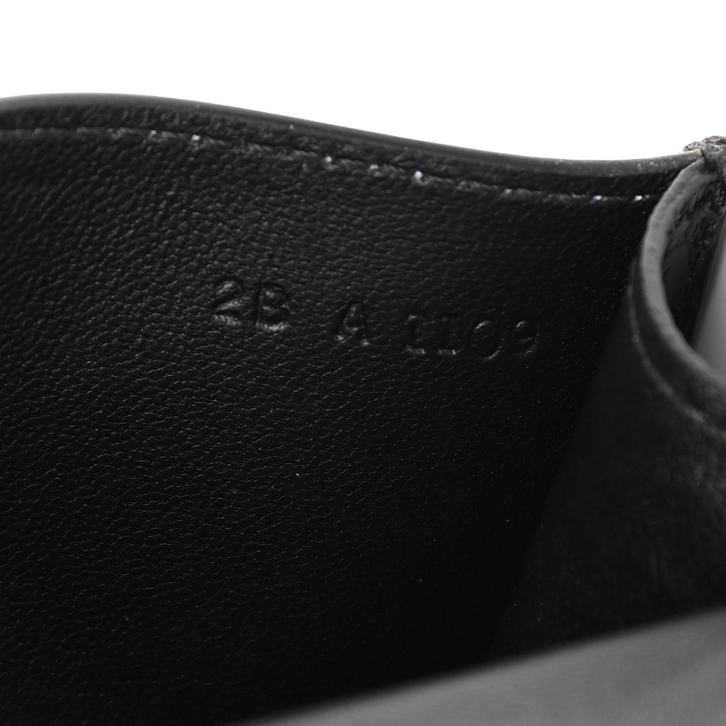 Calfskin Crocodile Embossed Mini Phone Crossbody Bag Black