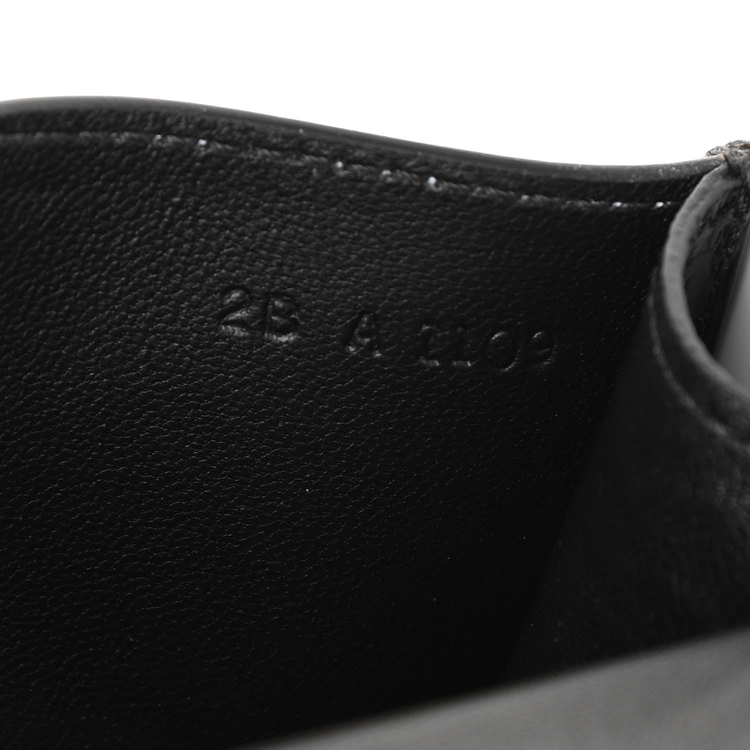 Givenchy Calfskin Crocodile Embossed Mini Phone Crossbody Bag Black 7 of 11