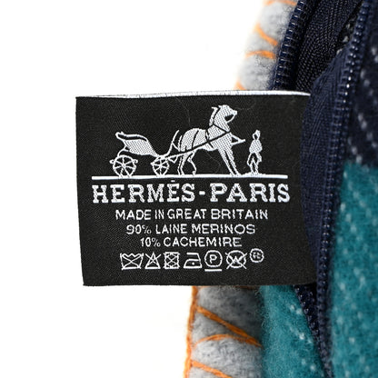 Hermes Wool Cashmere Avalon Jump'H Pillow PM Acier Encre 3 of 3