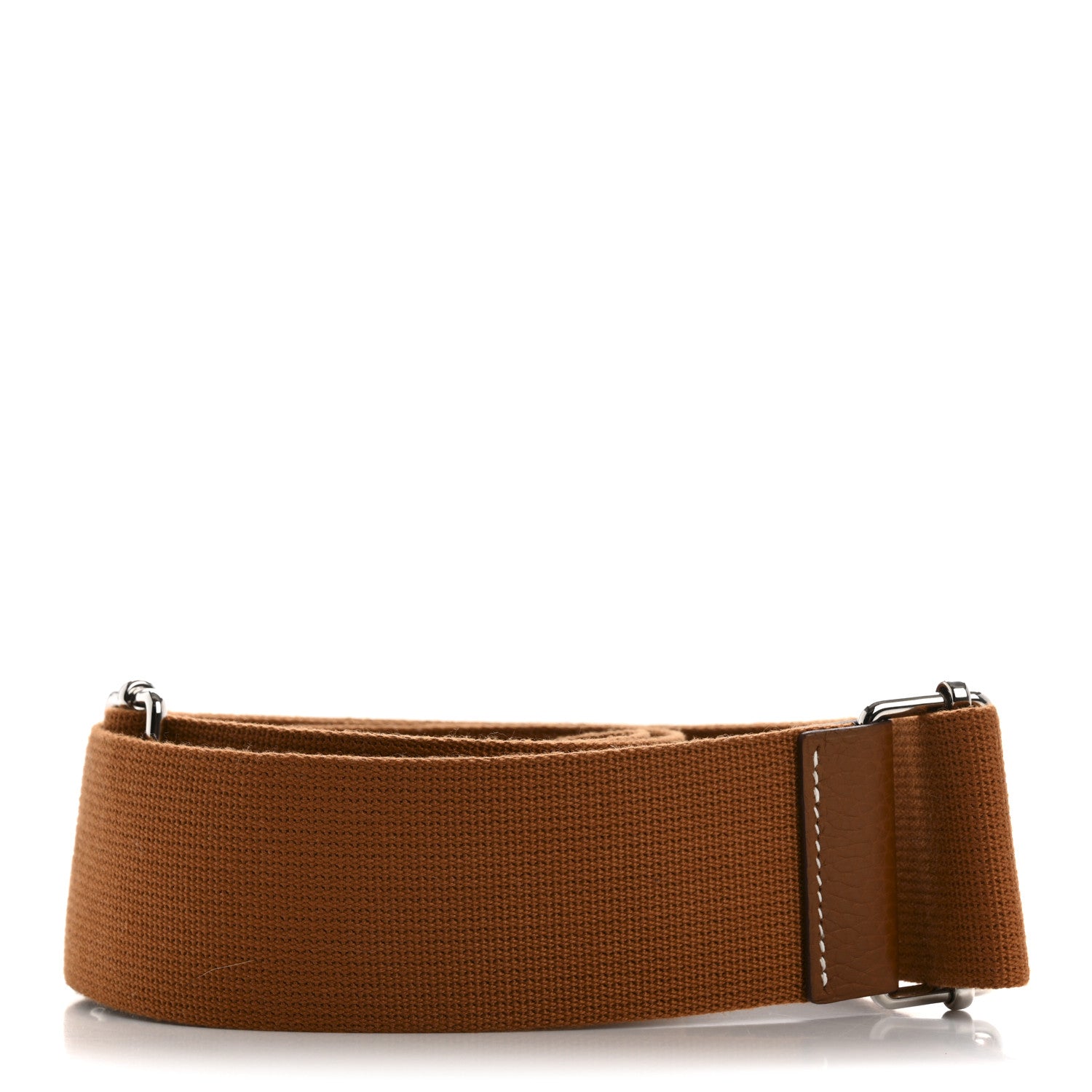 Hermes Toile Taurillon Clemence Shoulder Strap Gold 2 of 4