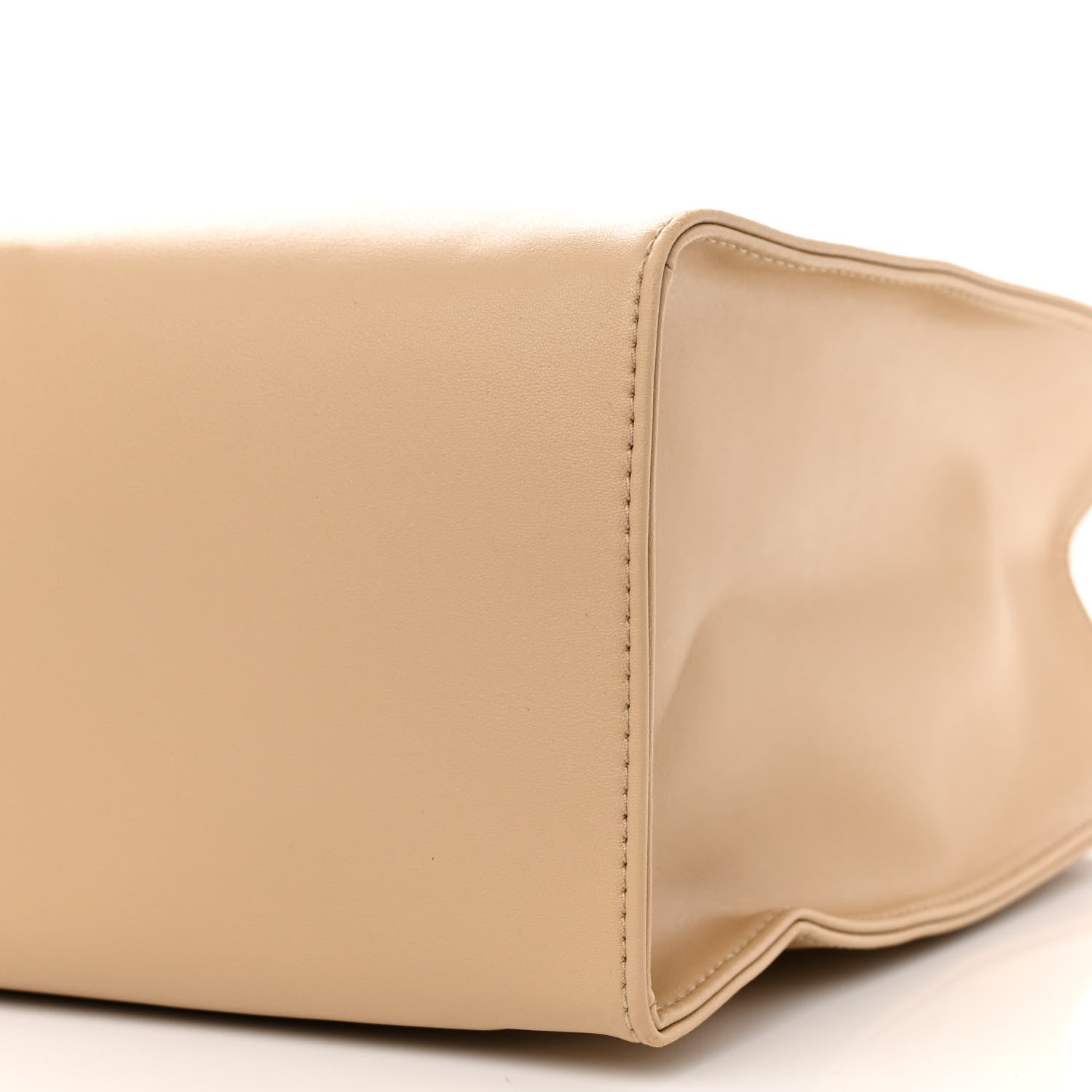 Telfar Vegan Leather Medium Shopping Bag Cream 10 of 10