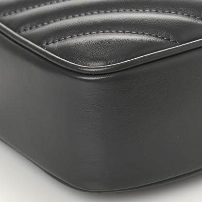 Saint Laurent Calfskin Matelasse Monogram Lou Camera Bag Storm 7 of 8