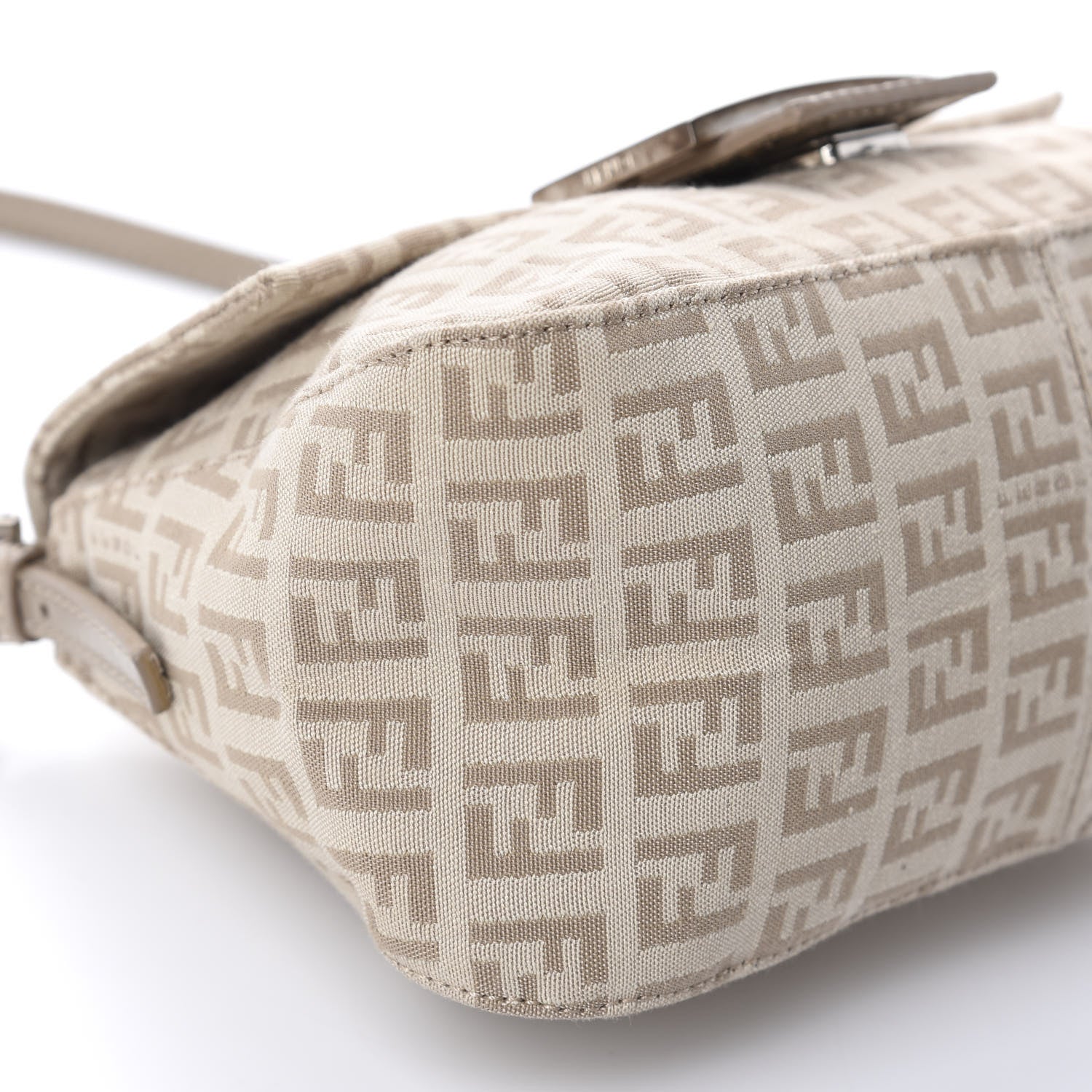 Fendi Zucchino Cuoio Mini Mama Baguette Beige Tortora Pietra 7 of 11
