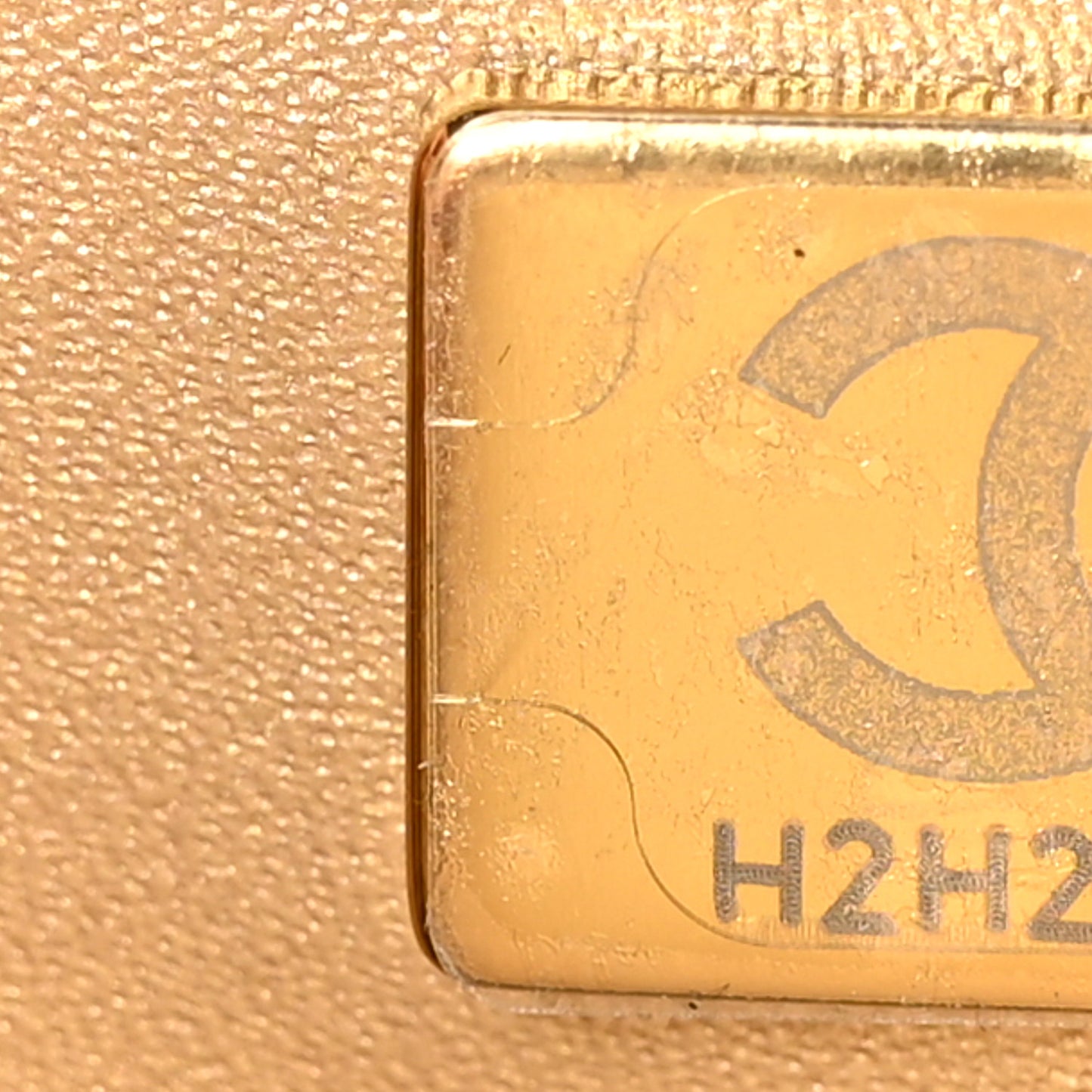 Calfskin Resin Quilted Mini Flap Black