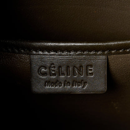 Celine Nubuck Smooth Calfskin Nano Tri-Color Luggage Chartreuse 6 of 10