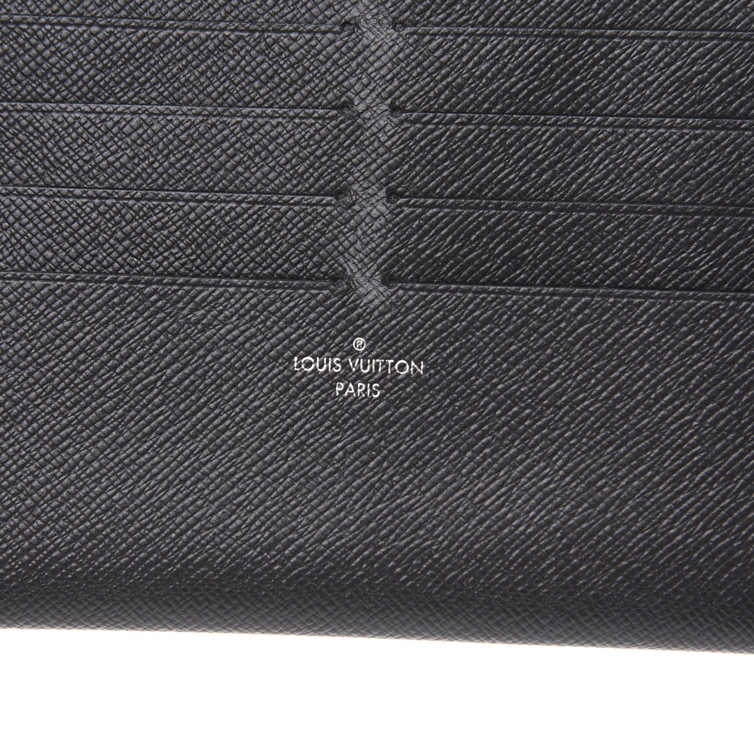 Louis Vuitton Calfskin Felicie Chain Wallet Card Holder Insert Black 5 of 5
