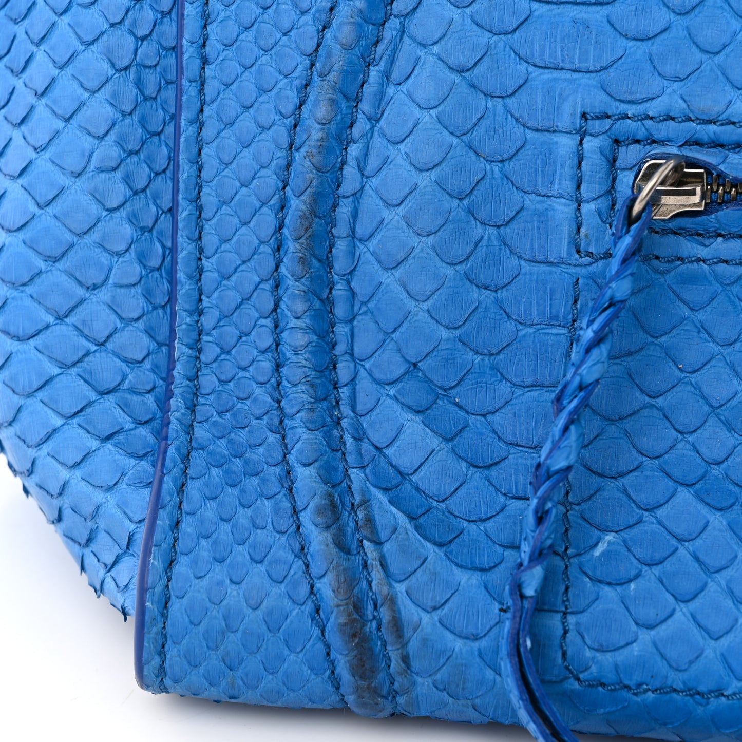 Snakeskin Medium Phantom Luggage Blue