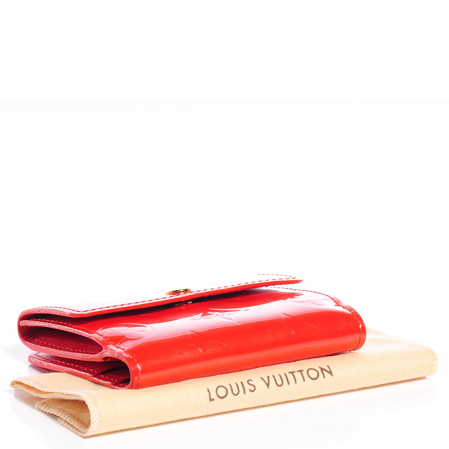 Louis Vuitton Vernis Ludlow Wallet Orange Sunset 4 of 7
