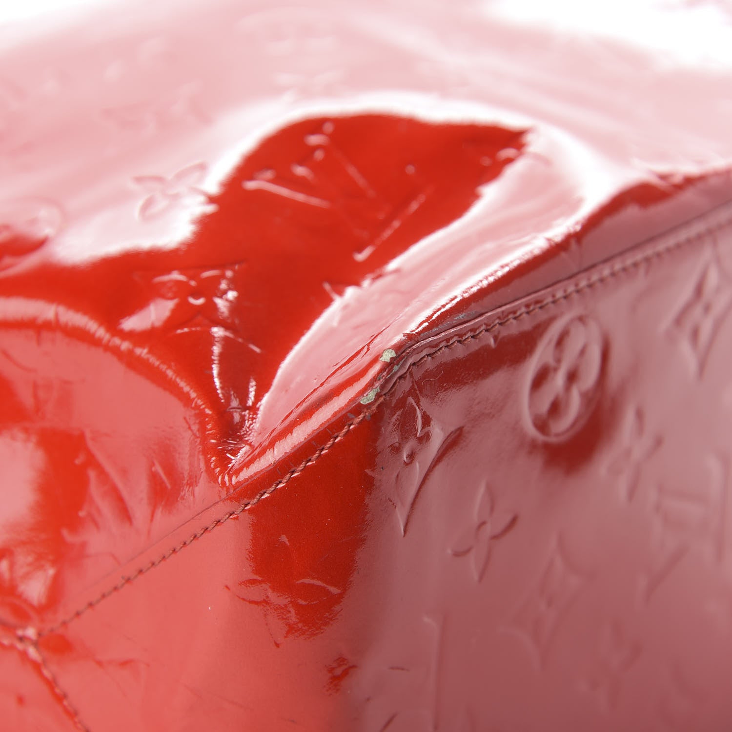Louis Vuitton Vernis Reade MM Rouge 10 of 11