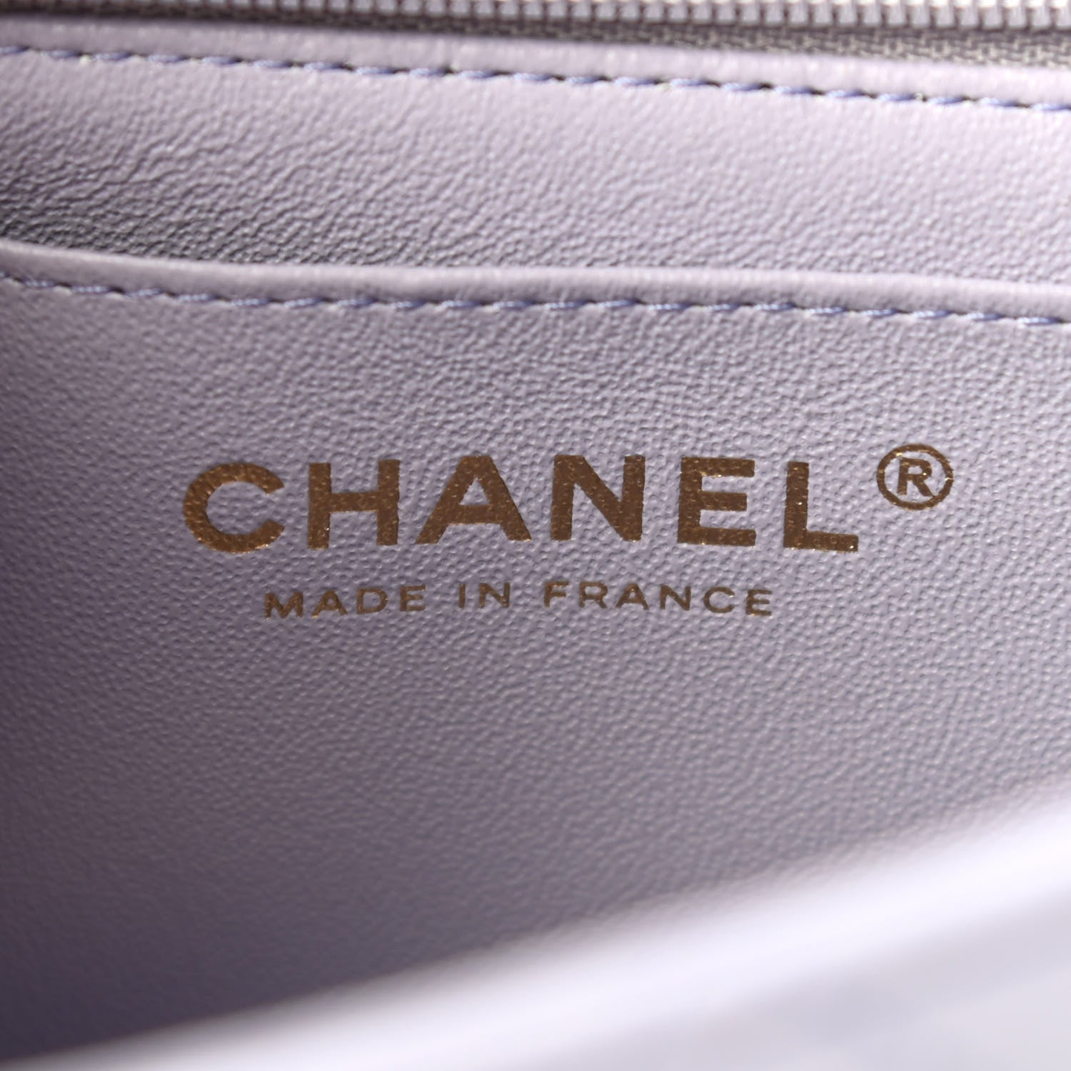 Chanel Lambskin Quilted Mini Top Handle Rectangular Flap Light Purple 5 of 8
