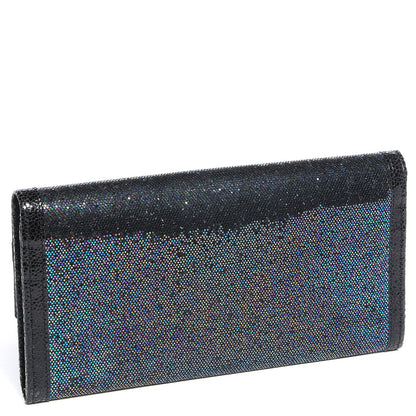Jimmy Choo Glitter Fabric Reese Clutch Petrol 3 of 7