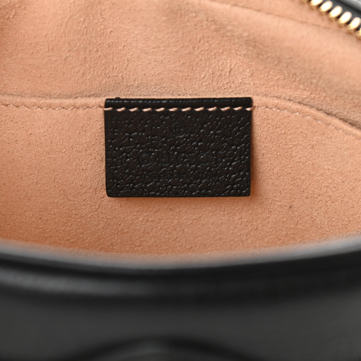 Gucci Calfskin Web Mini Ophidia Shoulder Bag Black 6 of 9