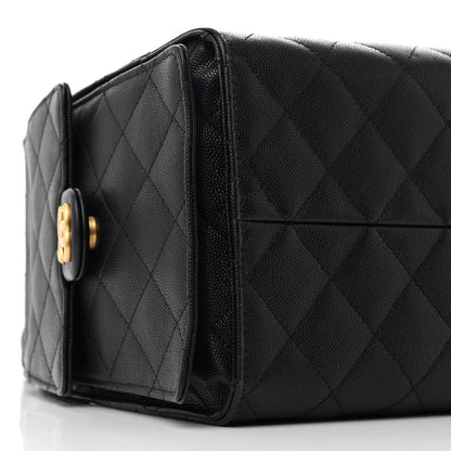 Chanel Caviar Quilted Medium Chanel 25 Handbag Black 11 of 13