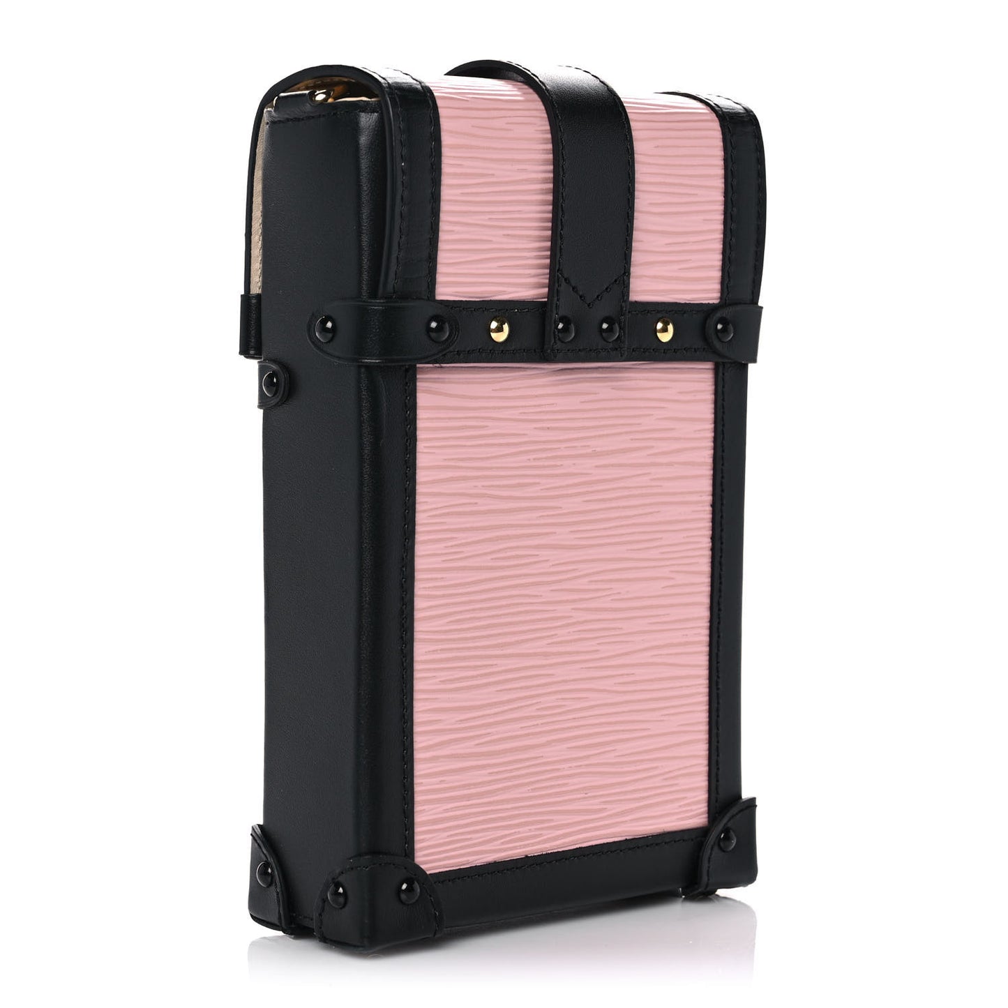Epi Pochette Trunk Verticale Rose Ballerine