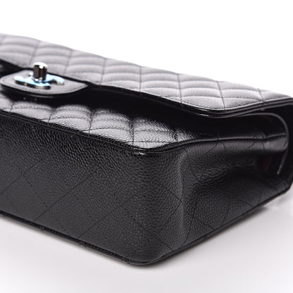 Chanel Caviar Quilted Medium Double Flap Black 9 of 11