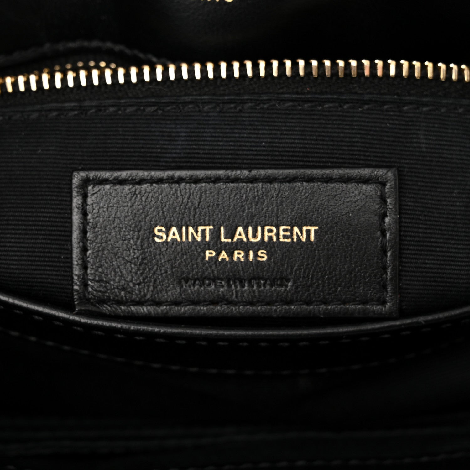 Saint Laurent Calfskin Y Quilted Monogram Toy Loulou Crossbody Bag Black 6 of 12