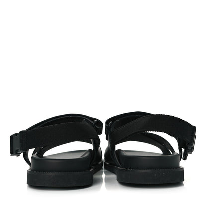 Valentino Garavani Calfskin Mens Logo Sandals 45 Black 5 of 9