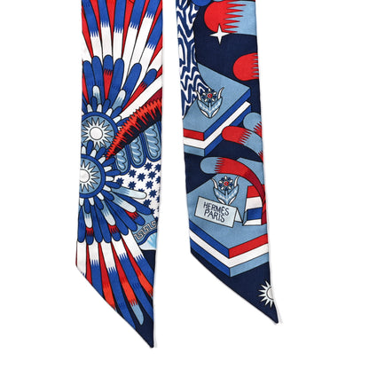 Hermes Silk La Source de Pegase Twilly 2 of 4