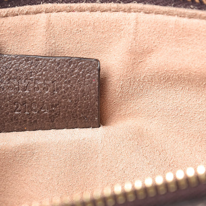 Gucci GG Supreme Monogram Large Ophidia Pouch Clutch Brown 7 of 11