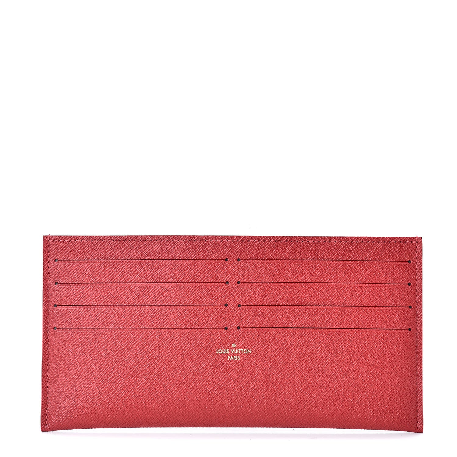 Louis Vuitton Calfskin Felicie Card Holder Insert Cherry 1 of 6