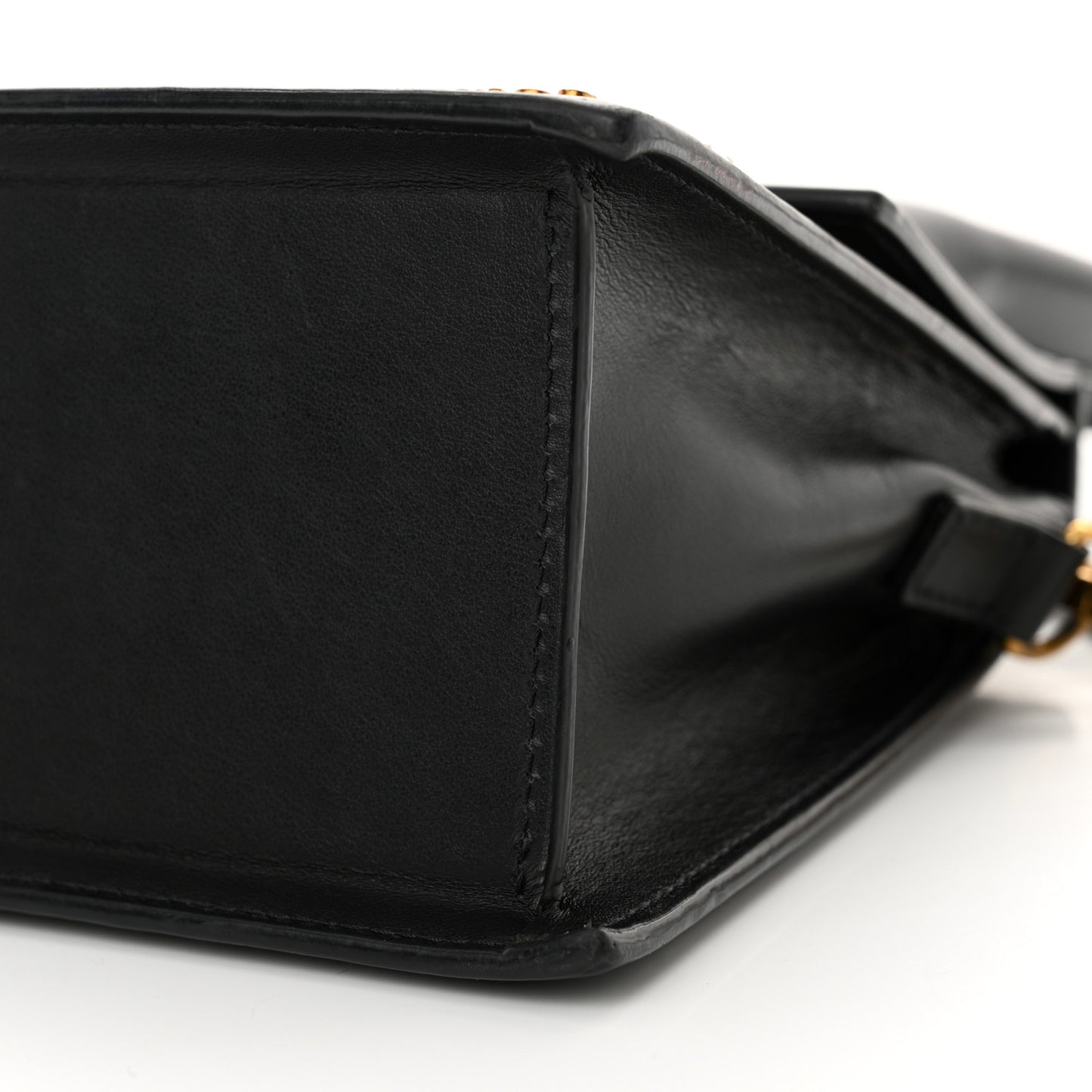 Smooth Calfskin Le Chiquito Moyen Black