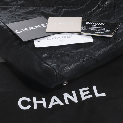 Chanel Iridescent Calfskin Large Sea Hit North South Tote Black 5 of 8