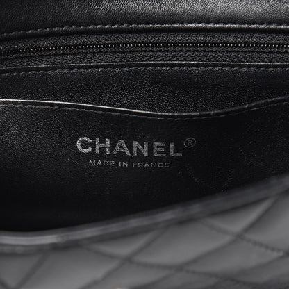 Chanel Lambskin Quilted Mini Rectangular Flap Black 6 of 16