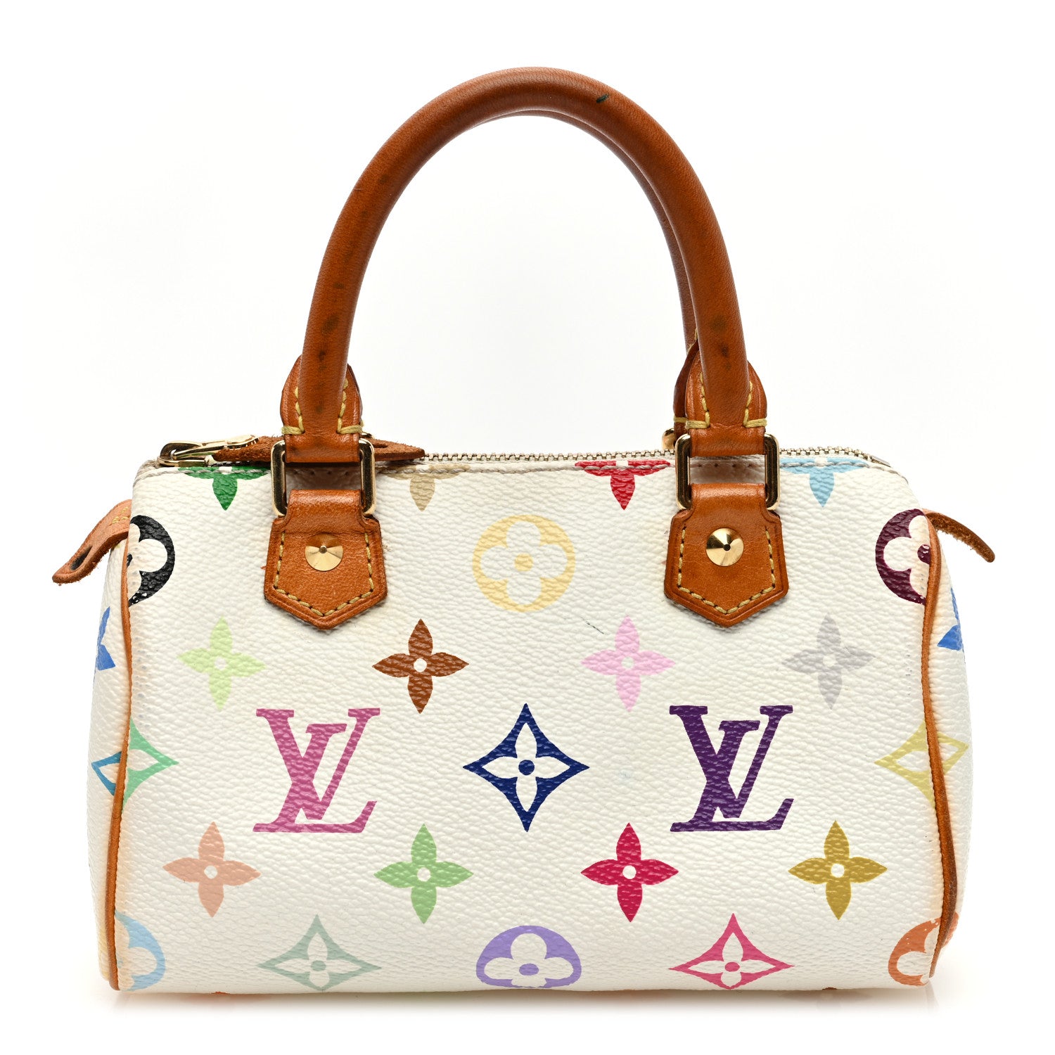 Louis Vuitton Monogram Multicolor Mini Sac HL Speedy White 1 of 14