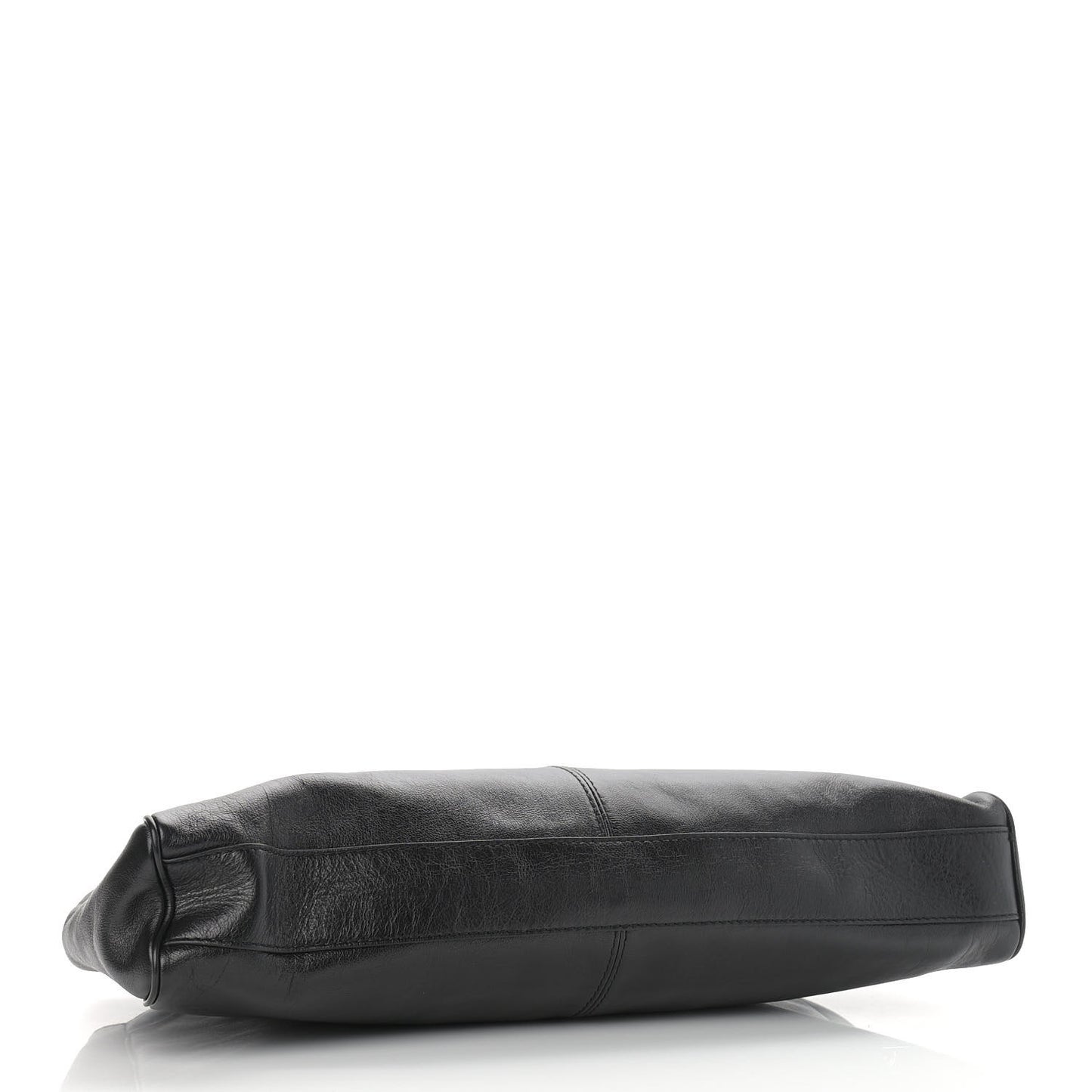 Calfskin Large Re(Belle) Top Handle Bag Black