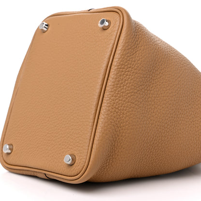 Hermes Taurillon Clemence Picotin Lock 18 PM Biscuit 9 of 10