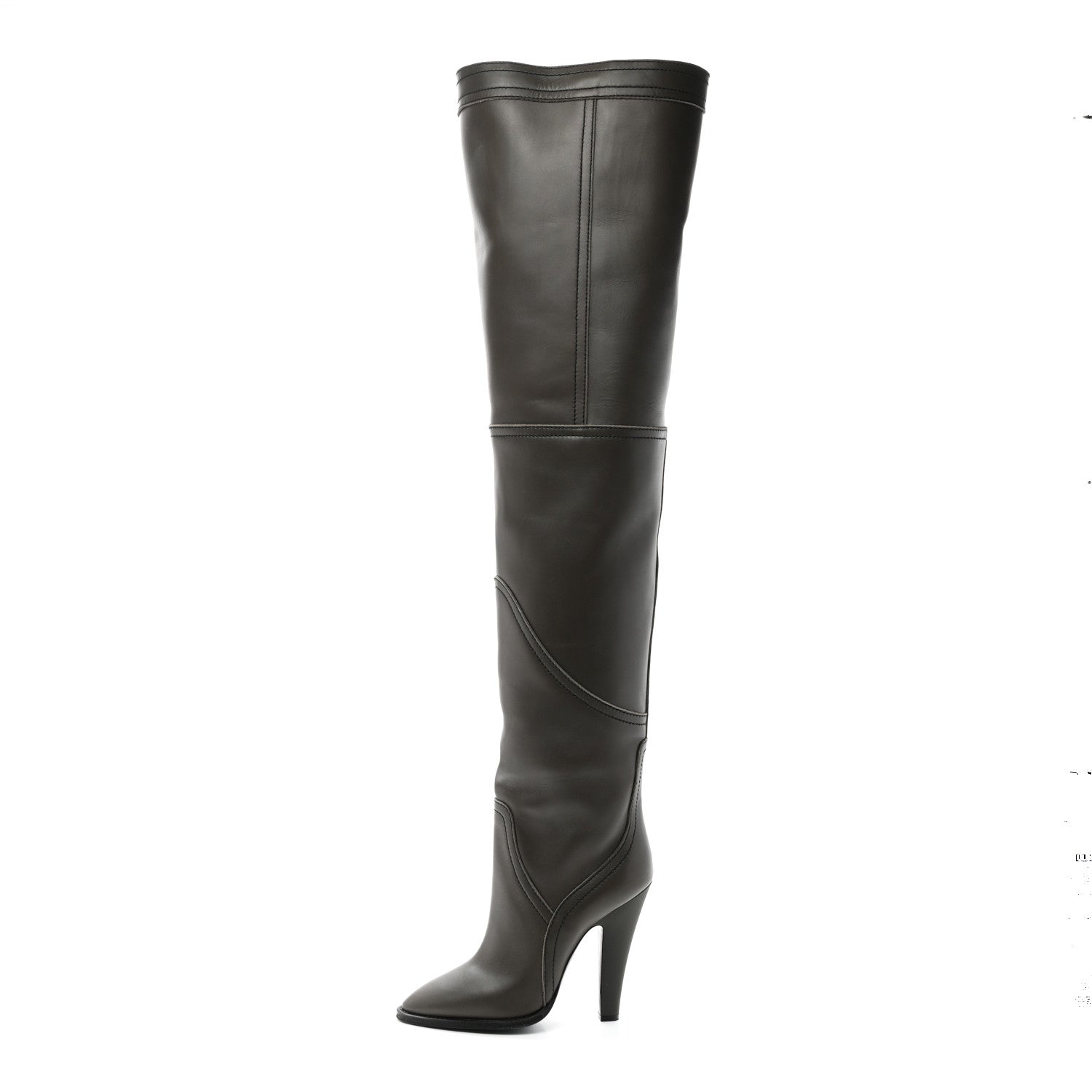 Saint Laurent Aragona Kensington 110 High Boots 41 Antracite 1 of 9