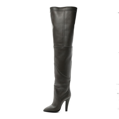 Saint Laurent Aragona Kensington 110 High Boots 41 Antracite 1 of 9
