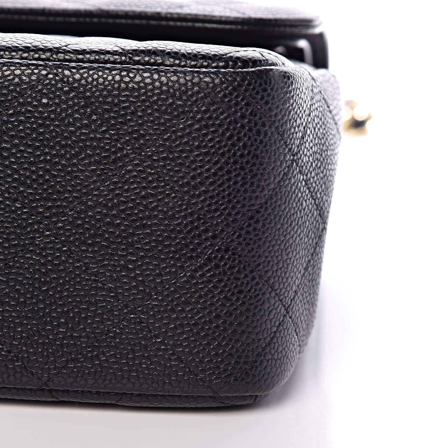 Chanel Caviar Quilted Jumbo Double Flap Black 9 of 10