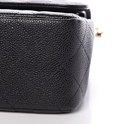 Chanel Caviar Quilted Jumbo Double Flap Black 9 of 10