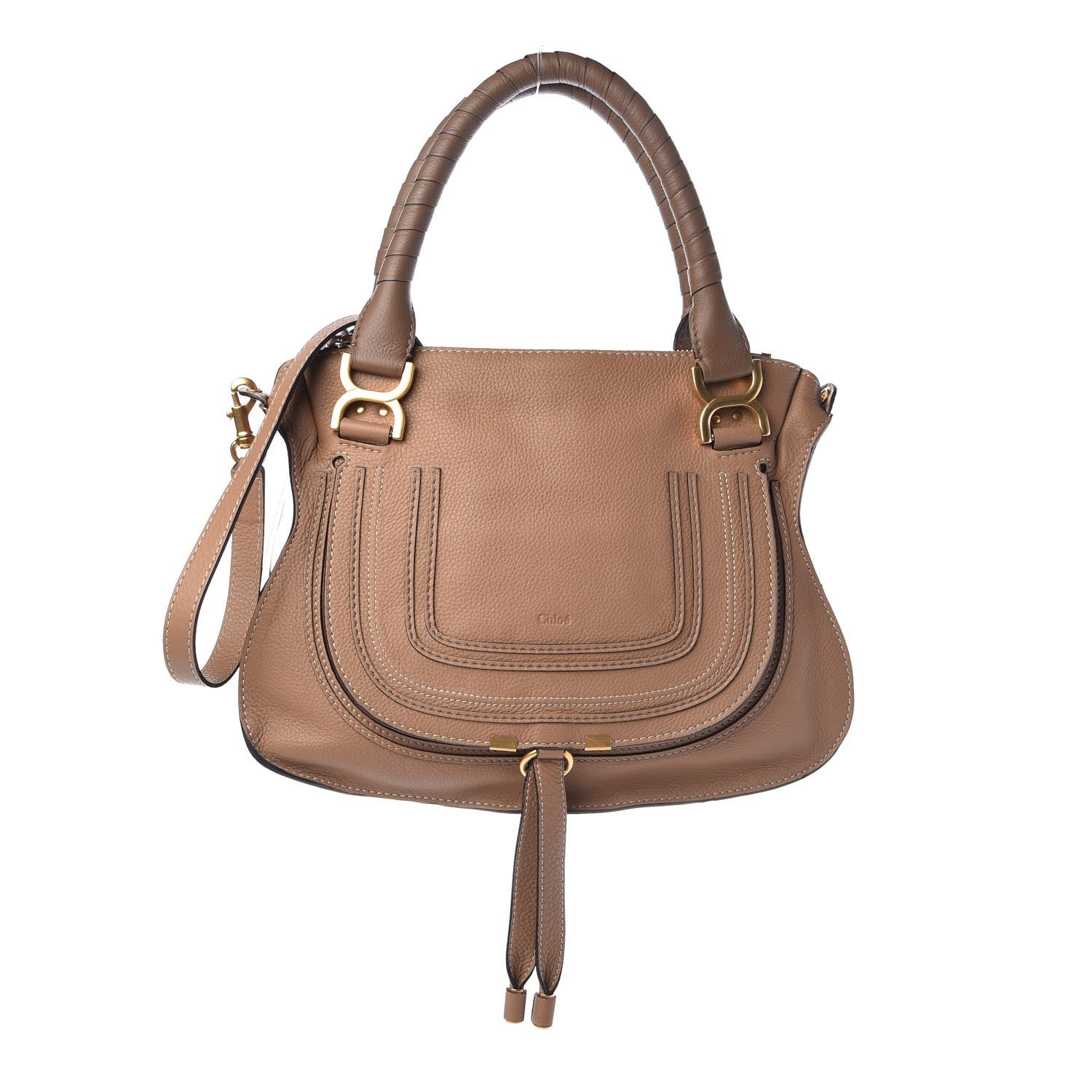 Chloe Calfskin Medium Marcie Satchel Nut 1 of 7
