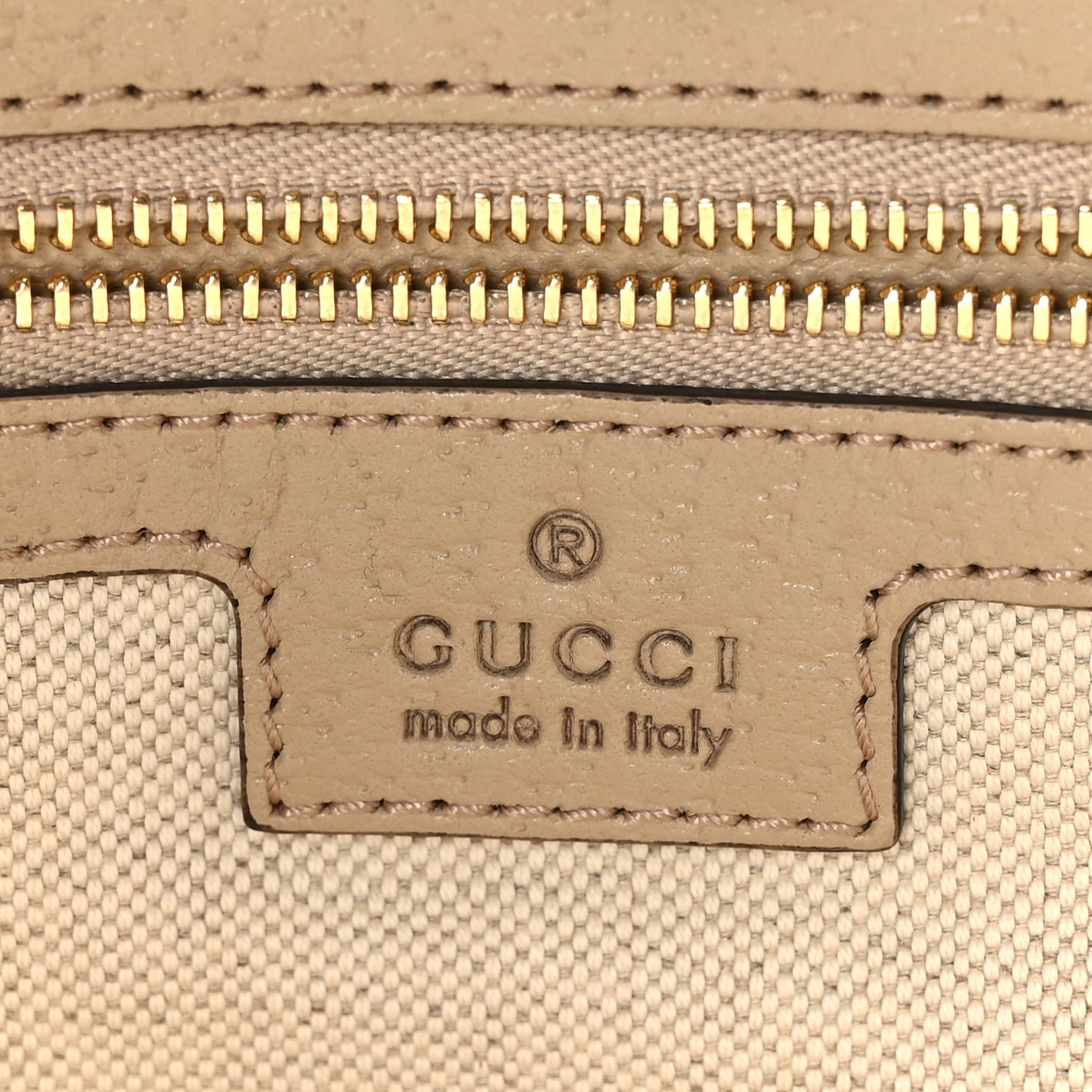 GG Supreme Monogram Textured Dollar Calfskin Web Medium Ophidia Shopping Tote Beige Mystic White Oatmeal