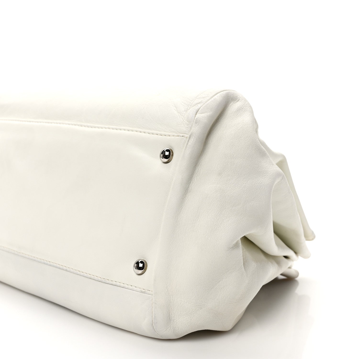 Chanel Lambskin Sensual Accordion Flap White 9 of 12