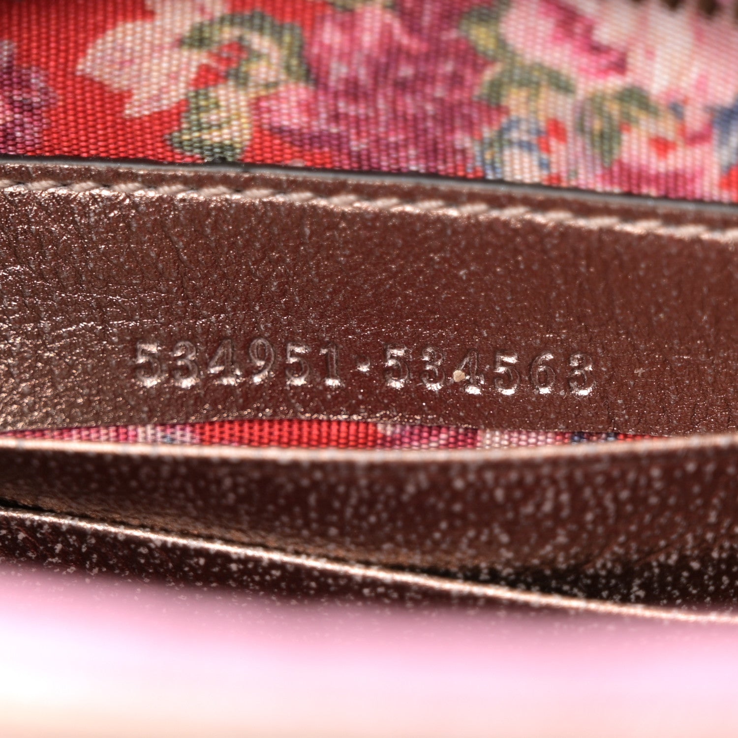 Gucci Laminated Nappa Trapuntata Mini Zumi Dome Shoulder Bag Rosa Lago Rame 7 of 10