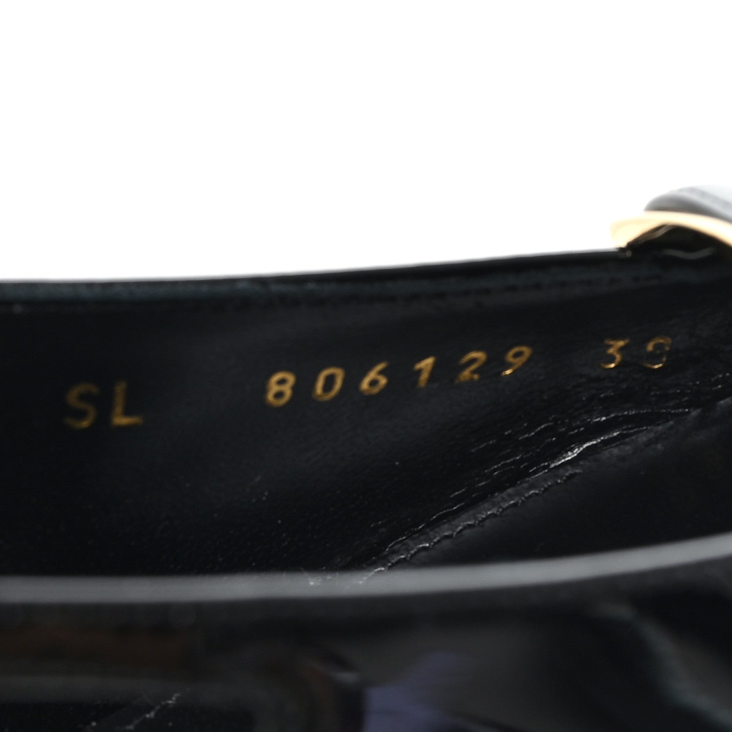 Saint Laurent Patent Calfskin Jacqueline 75 Slingback Pumps 38 Black 9 of 11