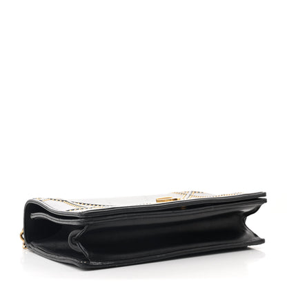 Christian Dior Lambskin Studded Medium Diorama Flap Bag Black 4 of 11