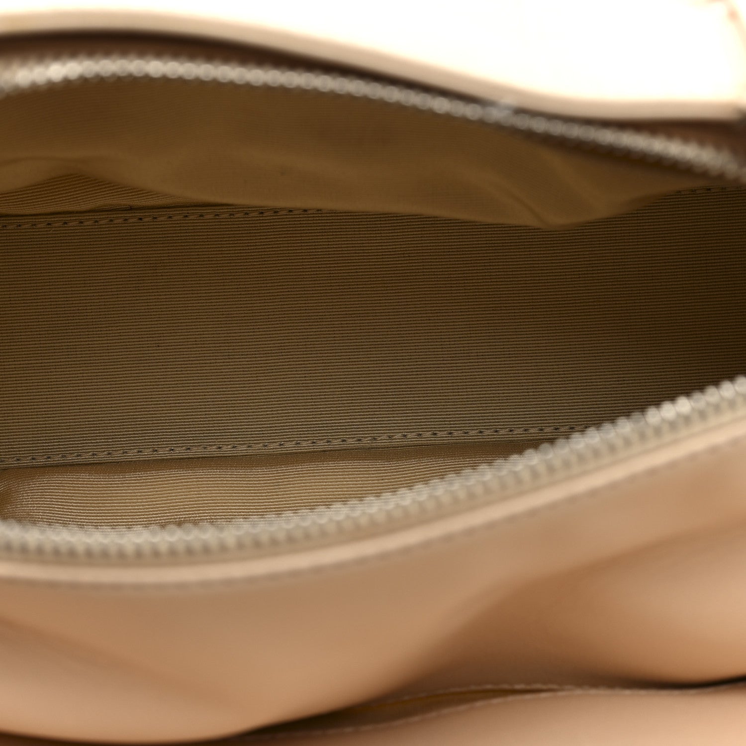 Chanel Lambskin Quilted CC Chocolate Bar Barrel Bag Beige 5 of 10