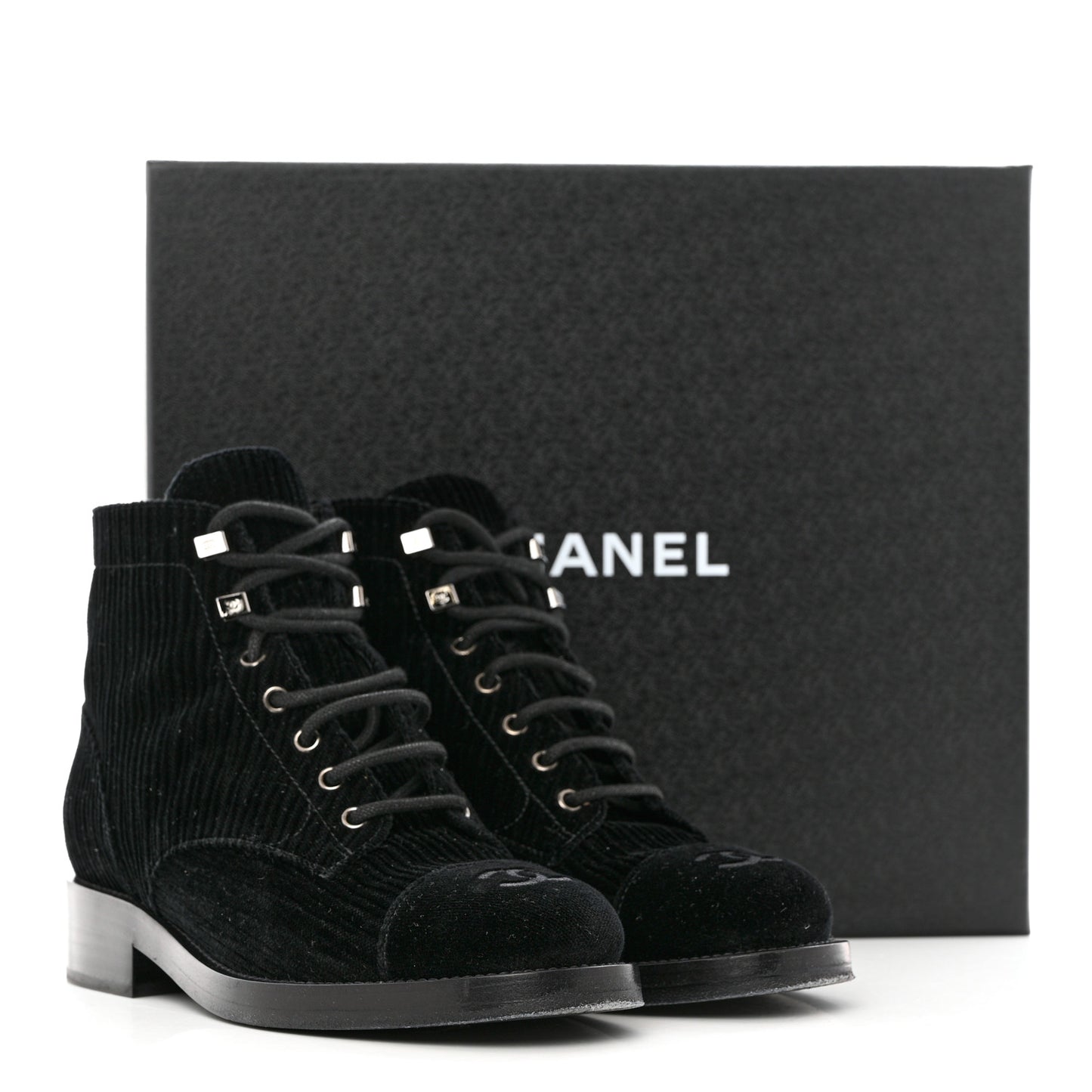 Velvet CC Combat Boots 37.5 Black