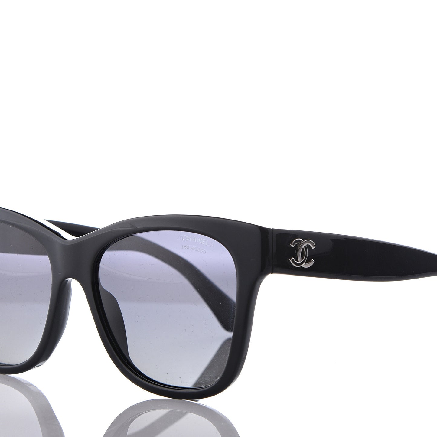 Polarized Square CC Sunglasses 5380 Black