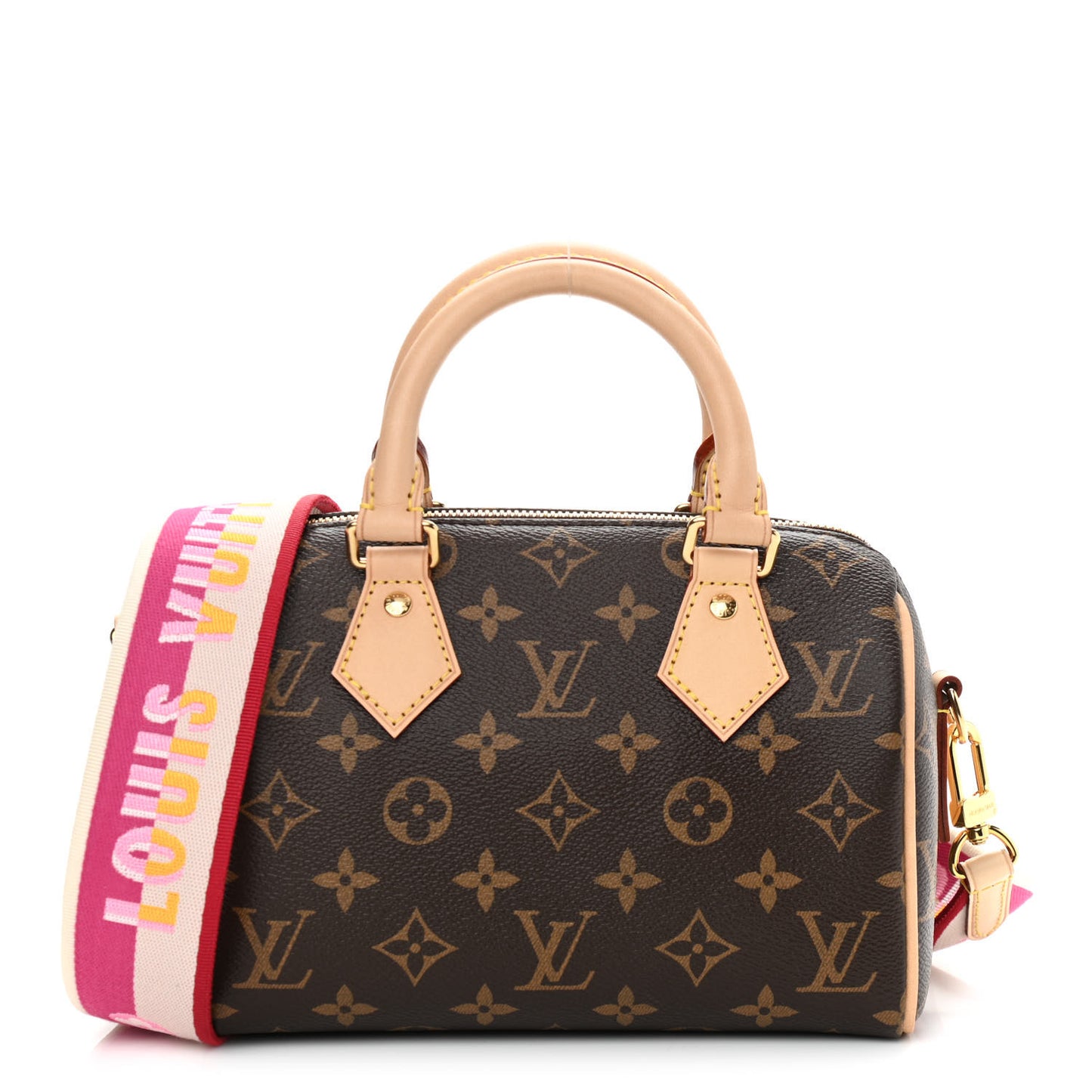Monogram Speedy Bandouliere 20 Fuchsia