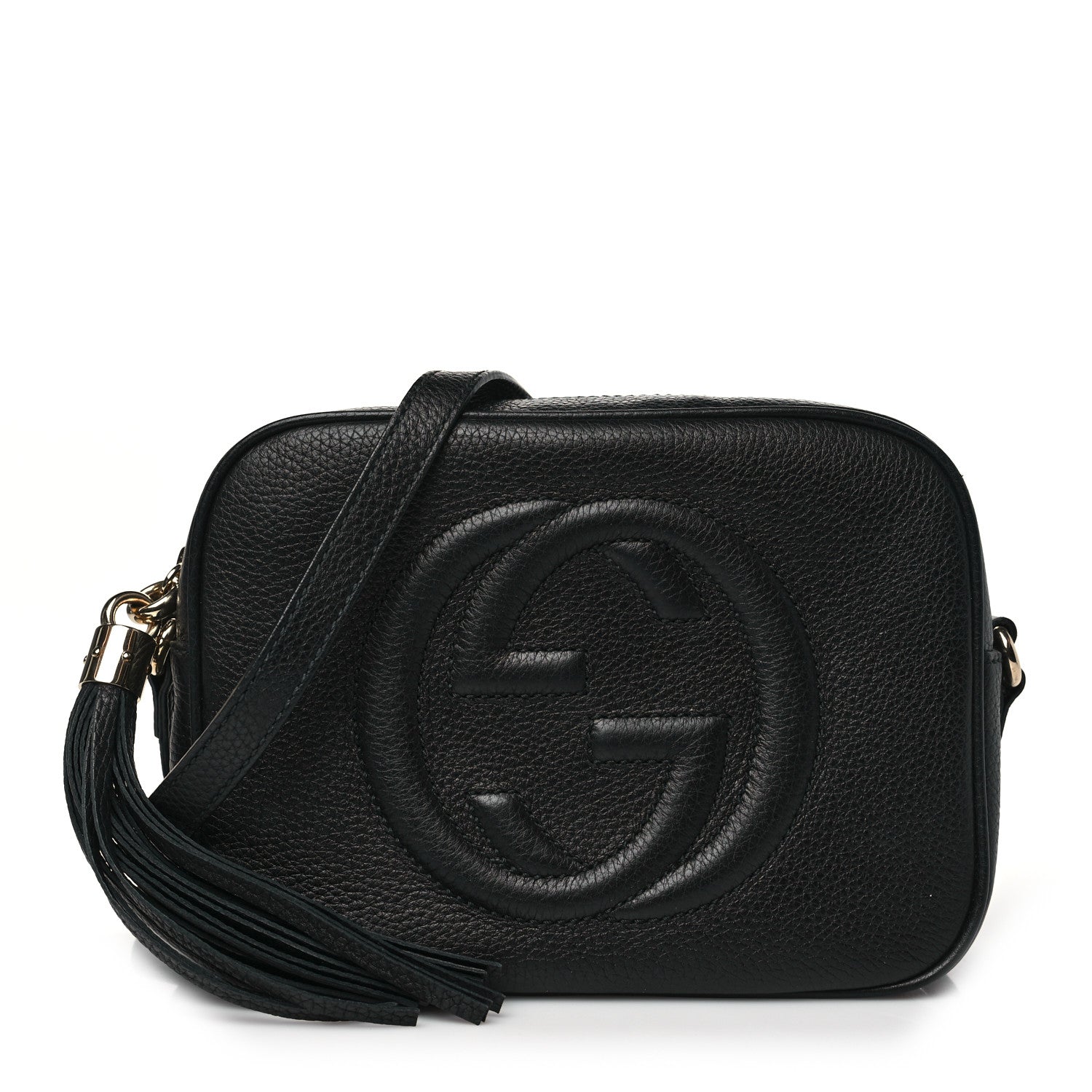 Gucci Pebbled Calfskin Small Soho Disco Bag Black 1 of 11