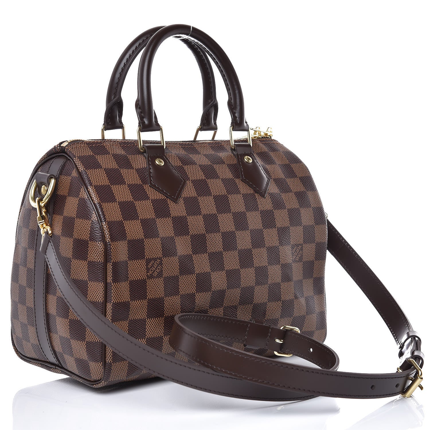 Louis Vuitton Damier Ebene Speedy Bandouliere 25 3 of 8
