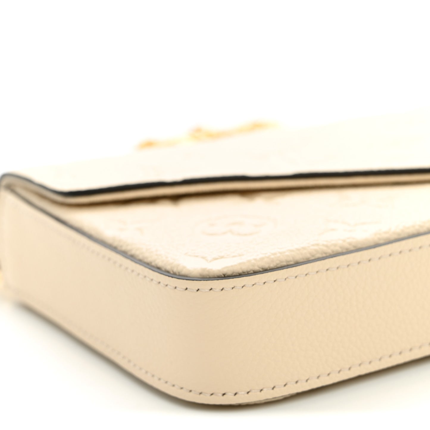 Empreinte Pochette Felicie Chain Wallet Cream