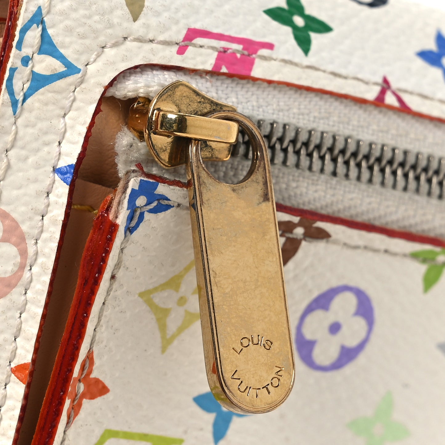 Monogram Multicolor Koala Wallet White